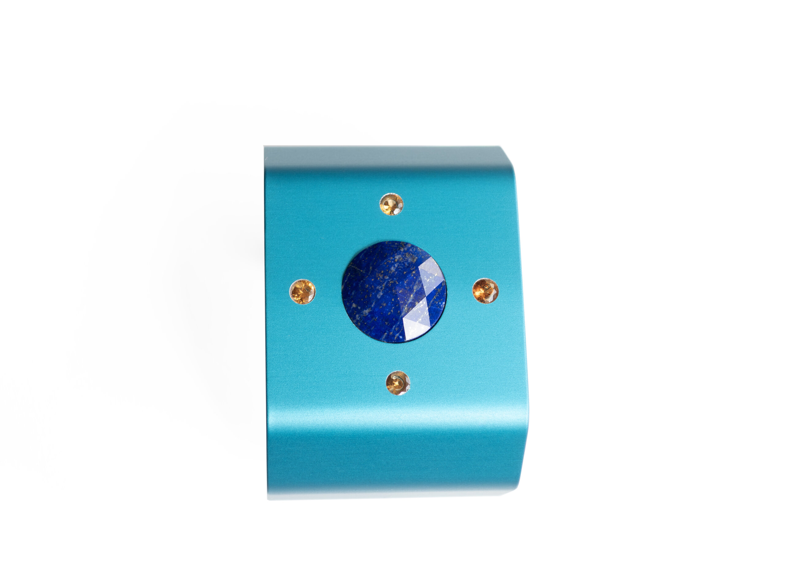 Studio C - manchette Mirus lapis et spessartites 1