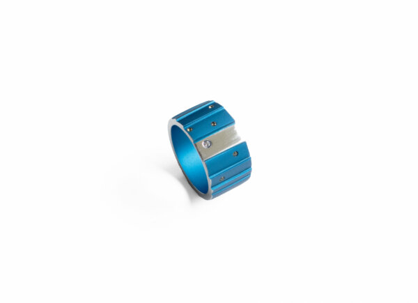 Studio C - Bague escalier bleue 1