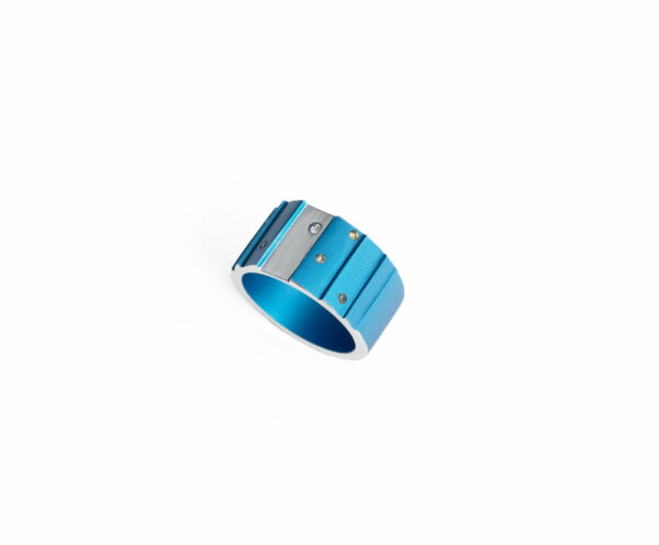 Studio C - Bague escalier bleue 1