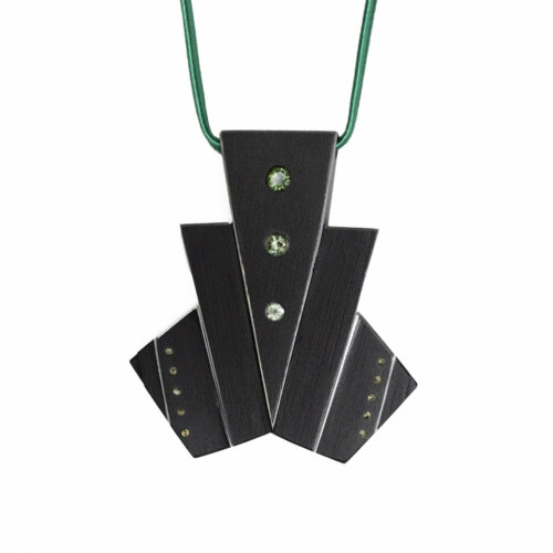 Studio C - Pendentif Art Déco noir 11
