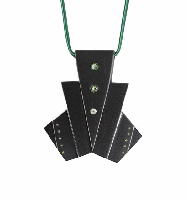 Studio C - Pendentif Art Déco noir 11
