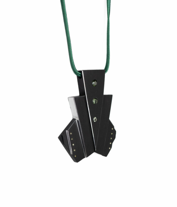 Studio C - Pendentif Art Déco noir 2