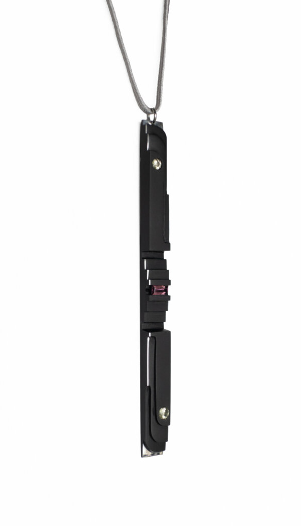 Studio C - Pendentif escaliers long noir 1