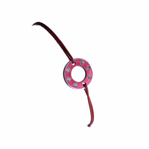 Studio C - Bracelet RM rouge aigue marines PM