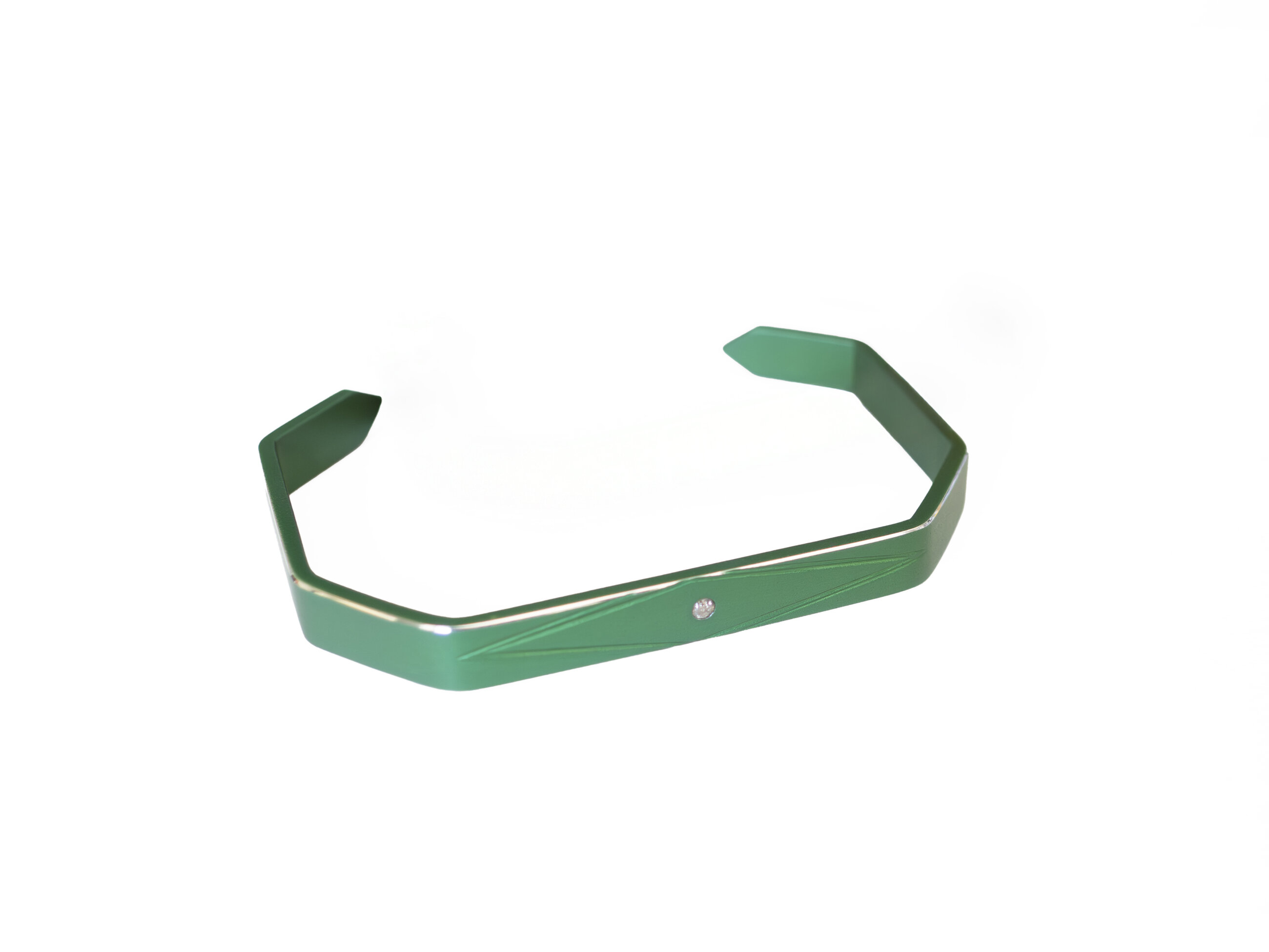 Studio C - bracelet H vert losange diam M 1 © Studio C